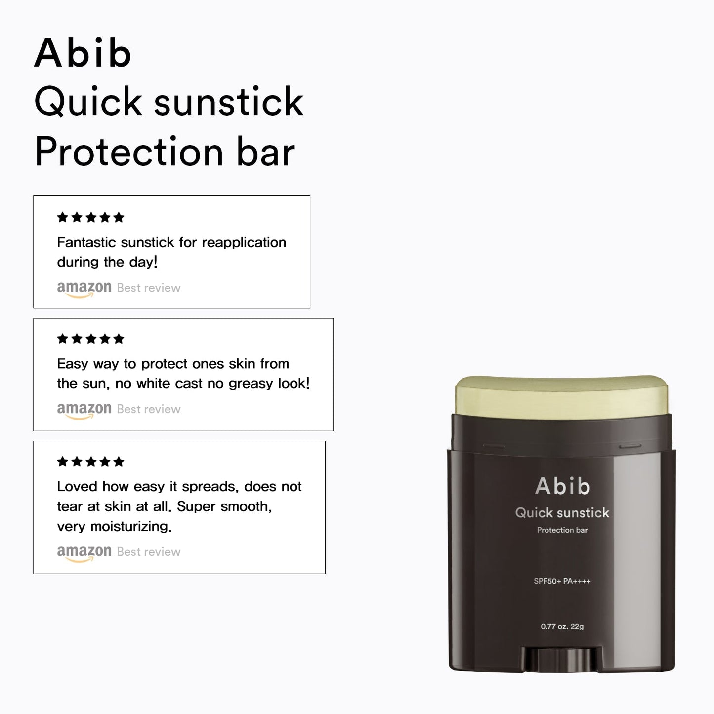 Abib Quick Sunstick Protection Bar SPF50+ PA++++