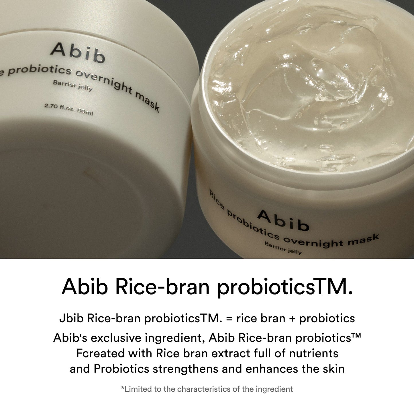 Abib Rice Probiotics Overnight Mask Barrier Jelly